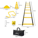 Centra Football Training Equipment Pro Agility Speed Ladder Cones Hurdle