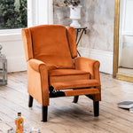 Barksdale Recliner Armchair | Orange