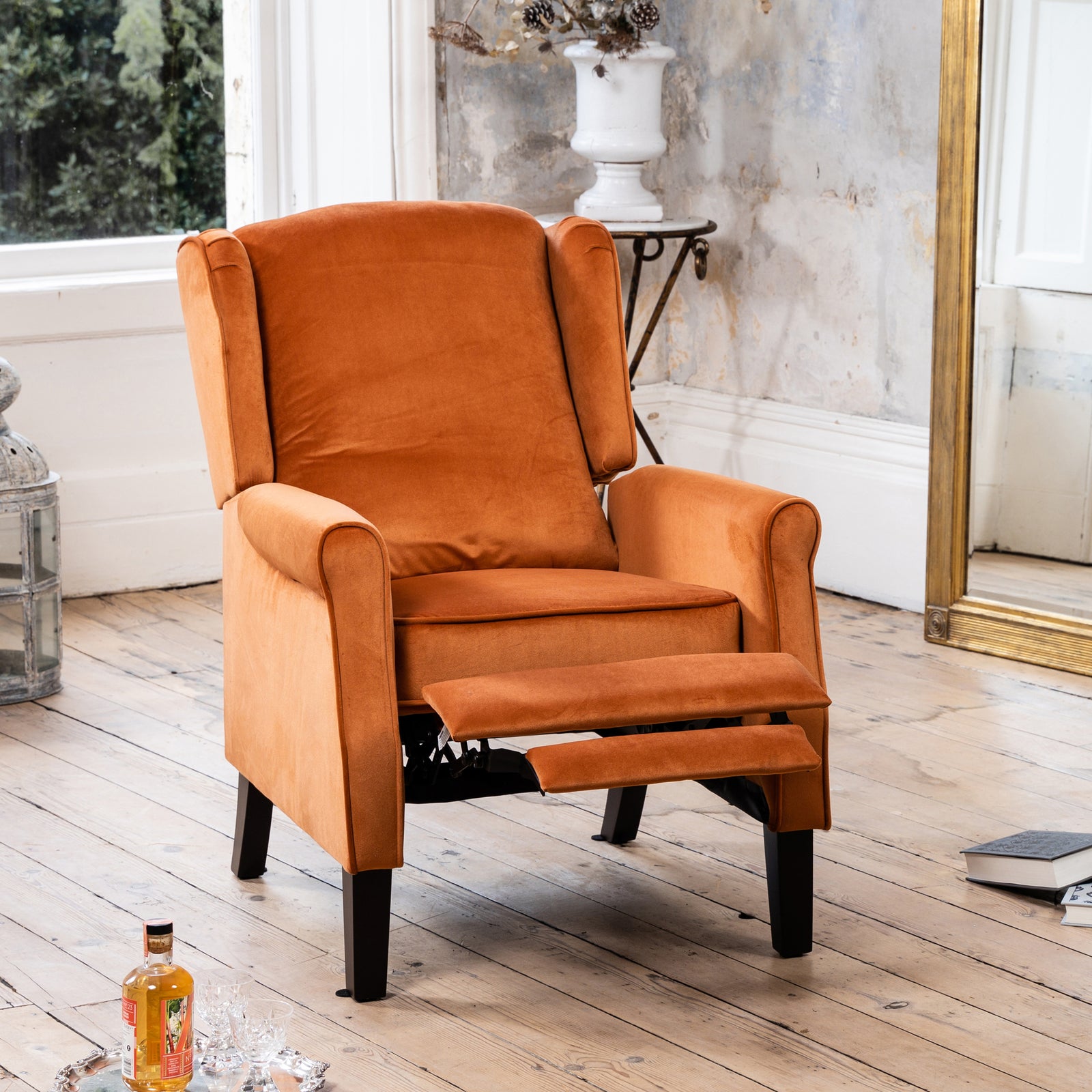 Barksdale Recliner Armchair | Orange