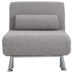 Single Folding 5 Position Convertible Sleeper Chair Sofa Bed | One Size