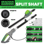 500w Hedge Trimmer Garden Electric Long Reach Telescopic Extendable Hedge Cutter Corded