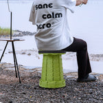 Outdoor Collapsible Stool For Camping | One Size | Green