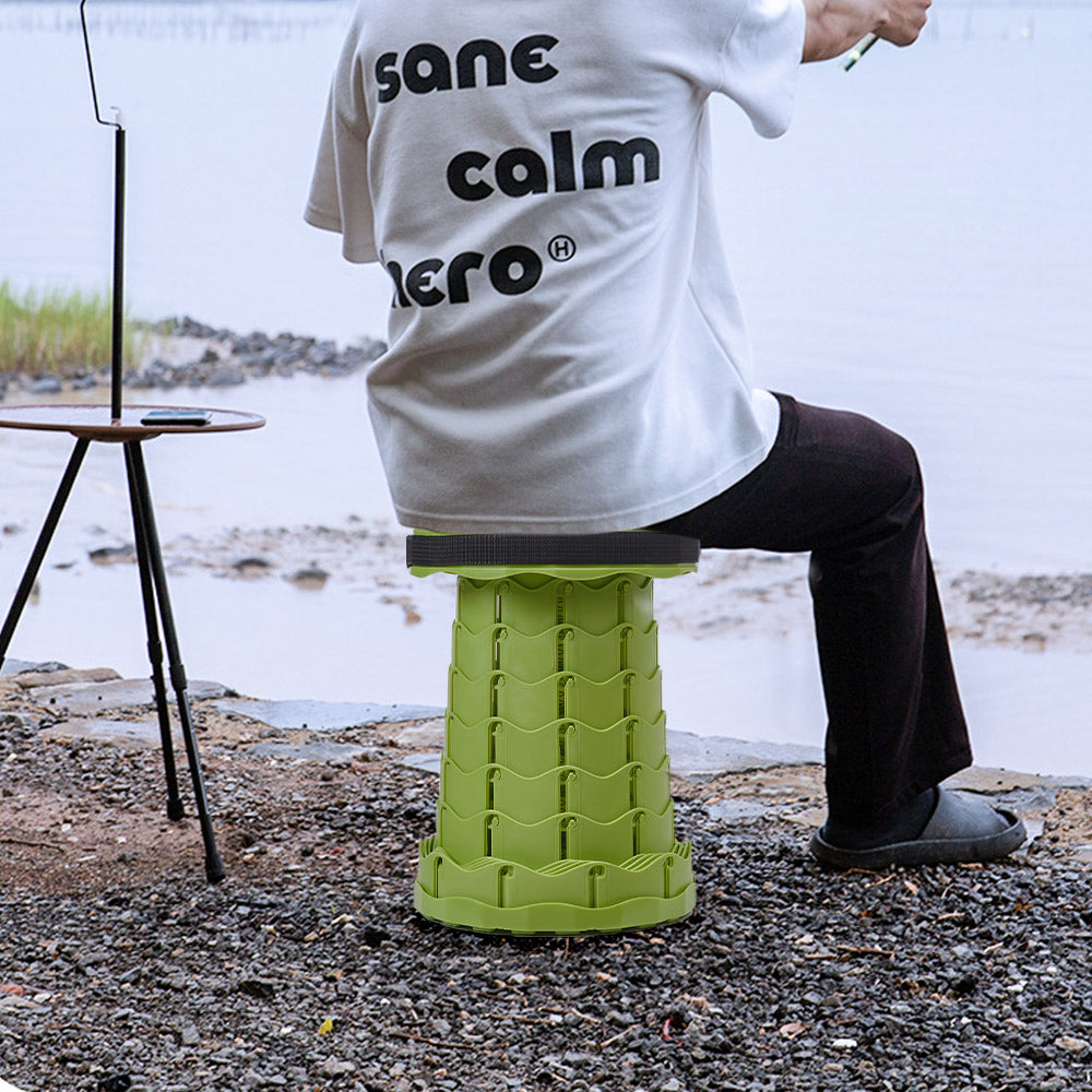 Outdoor Collapsible Stool For Camping | One Size | Green
