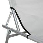 Reclining Sun Lounger Folding Recliner Garden Chair | Set-of-1 | Gray