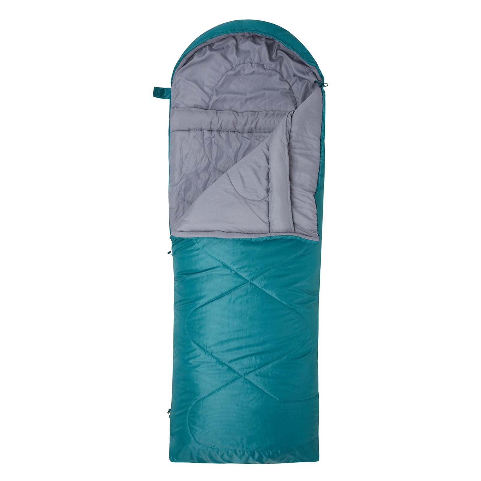 Unisex Adult Summit 250 Left Zip Square Winter Sleeping Bag | 200cm | Blue