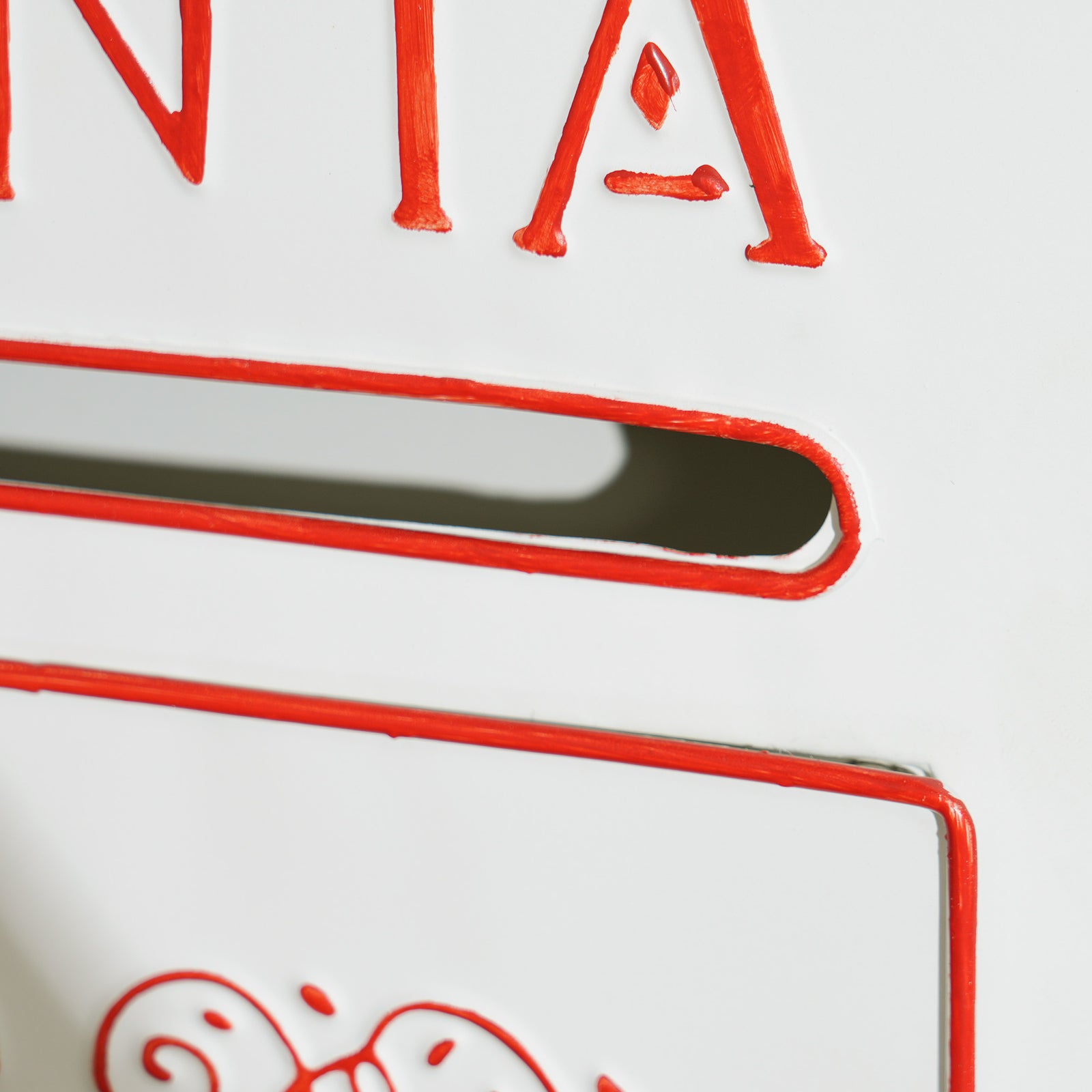 Christmas Post Box Wall Mounted Santa Mailboxion