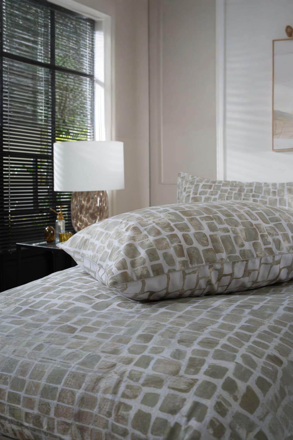Tulle Extrasoft 100% Cotton Duvet Cover Set – Soft & Breathable Bedding | Single | Natural