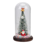Led Glass Dome Christmas Tree Tabletop Decoration
