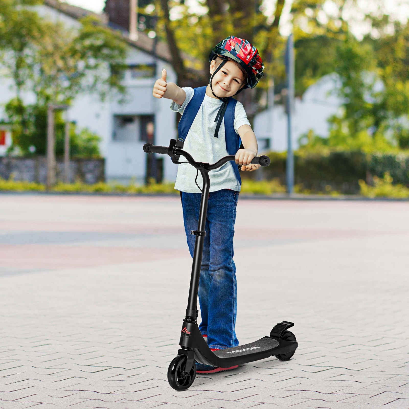 Electric Scooter 120w E-scooter W/ Battery Level Display | Black