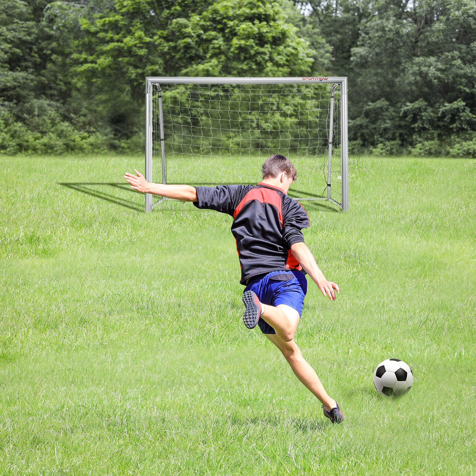 6ft X 2ft Football Goal Net For Garden | Gray