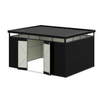 Breeins 12.86 × 10.07 Ft Metal Garden Storage Shed Skylight Roof Shed Spacious Garden Storage Solution & Lockable Door