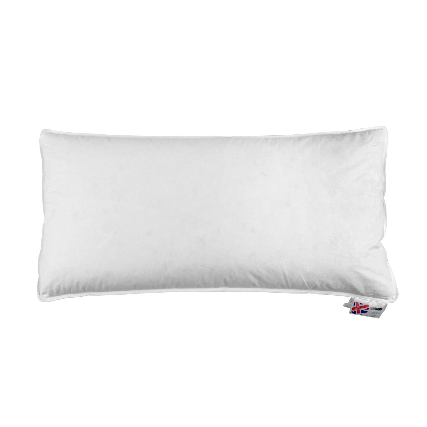 Duck Feather & Down Euro Continental Pillow Pair - 40cm X 80cm (16"x32")