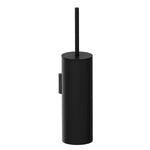 Toilet Brush, Black Matt, Wall-mounted. Collection Kubic