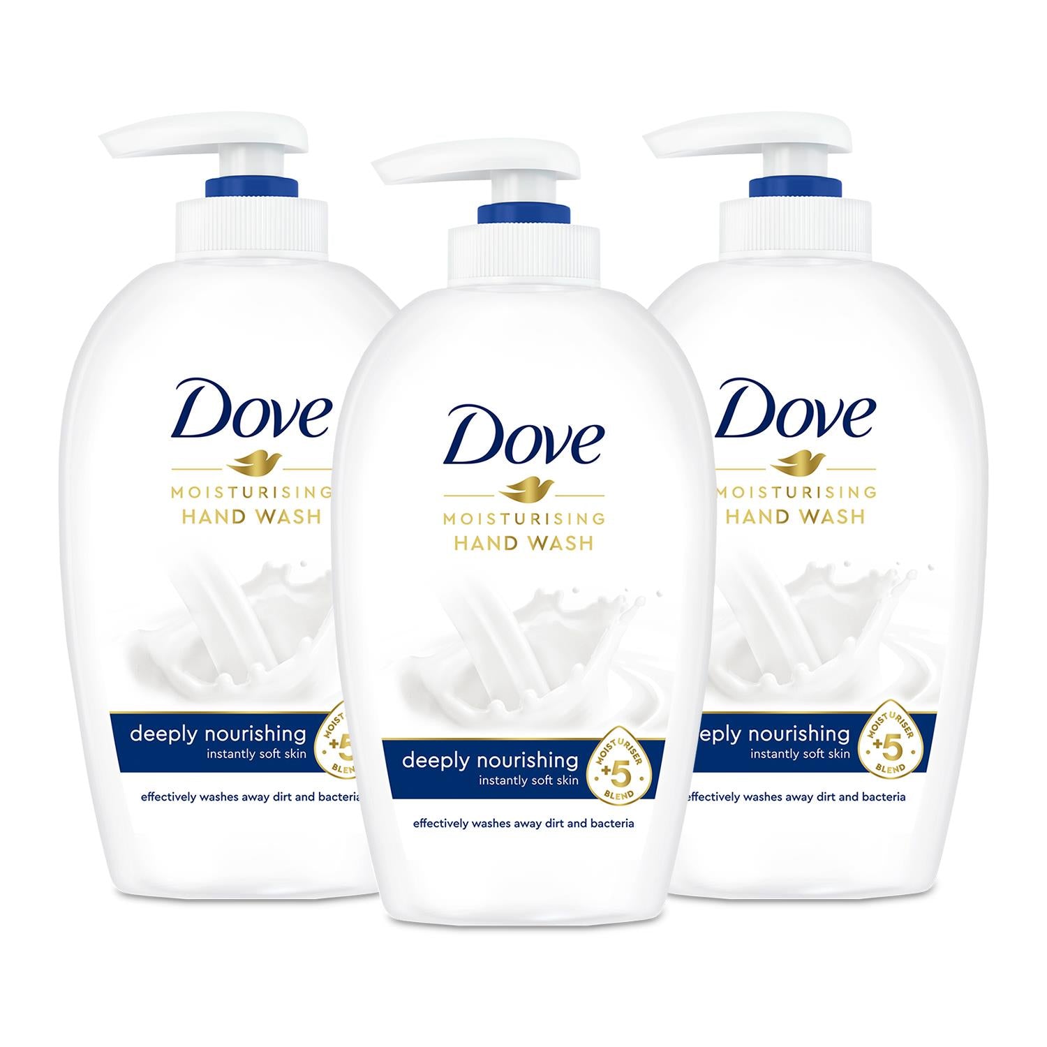 Moisturising Hand Wash, Deeply Nourishing Instantly Soft Skin, 3x250ml