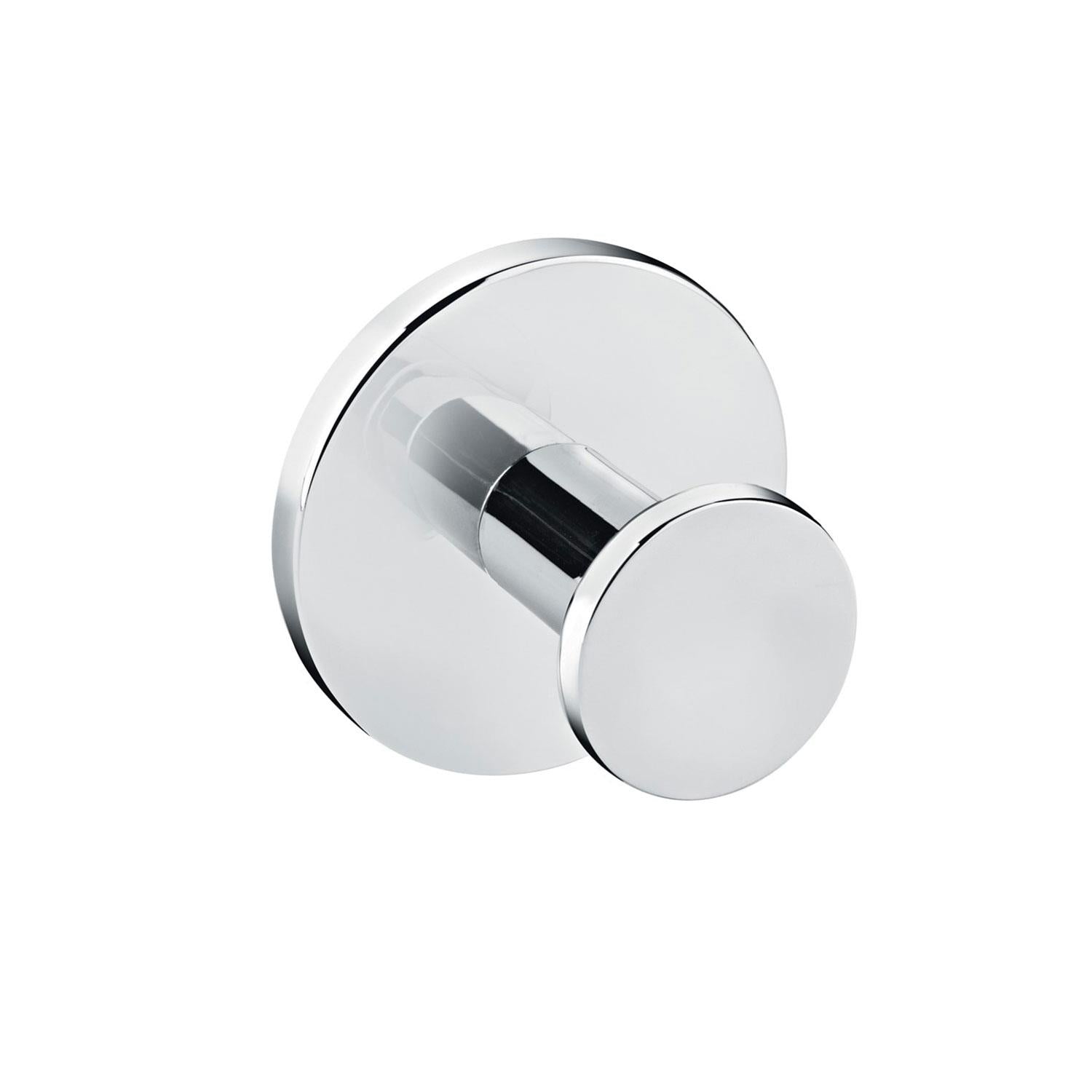 Towel Hook, Robe Hook, Coat Hook, Chrome, Stick-on, Duo Round Collection