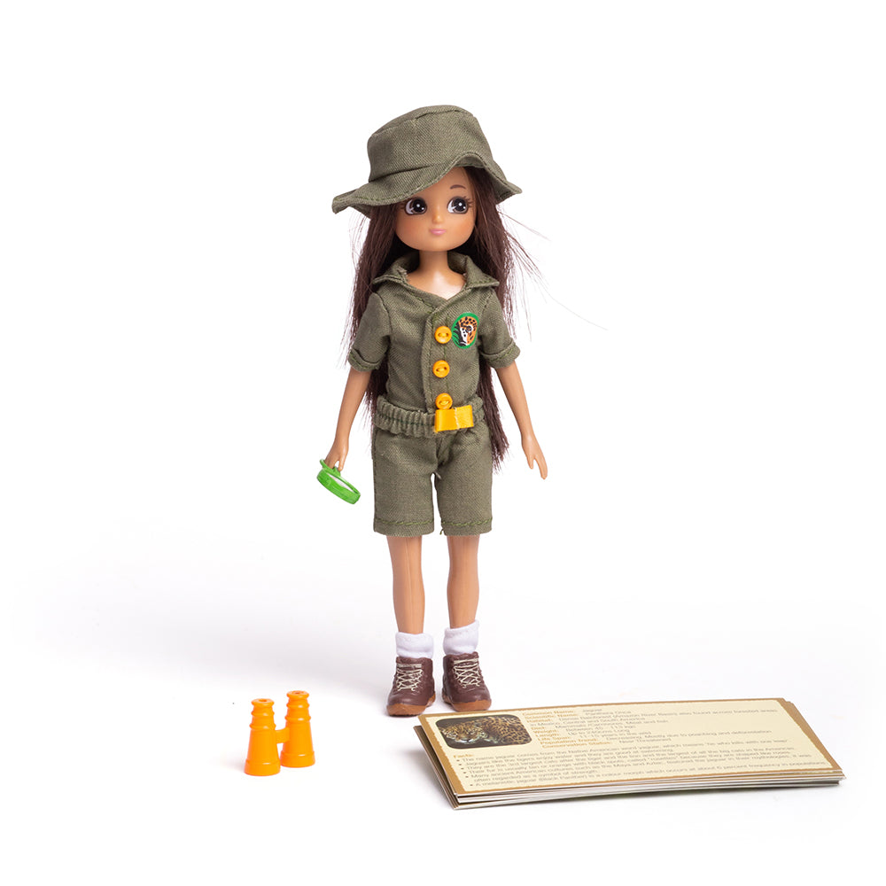 Rainforest Guardian Doll with Accessories, 18cm Tall