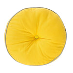 Round Plain Floor Cushion | 43cm x 43cm | Yellow