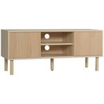 Tv Stand Cabinet For Tvs Up To 50" With Sliding Doors