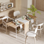 Folding Table Computer Desk Workstation With Storage Shelves