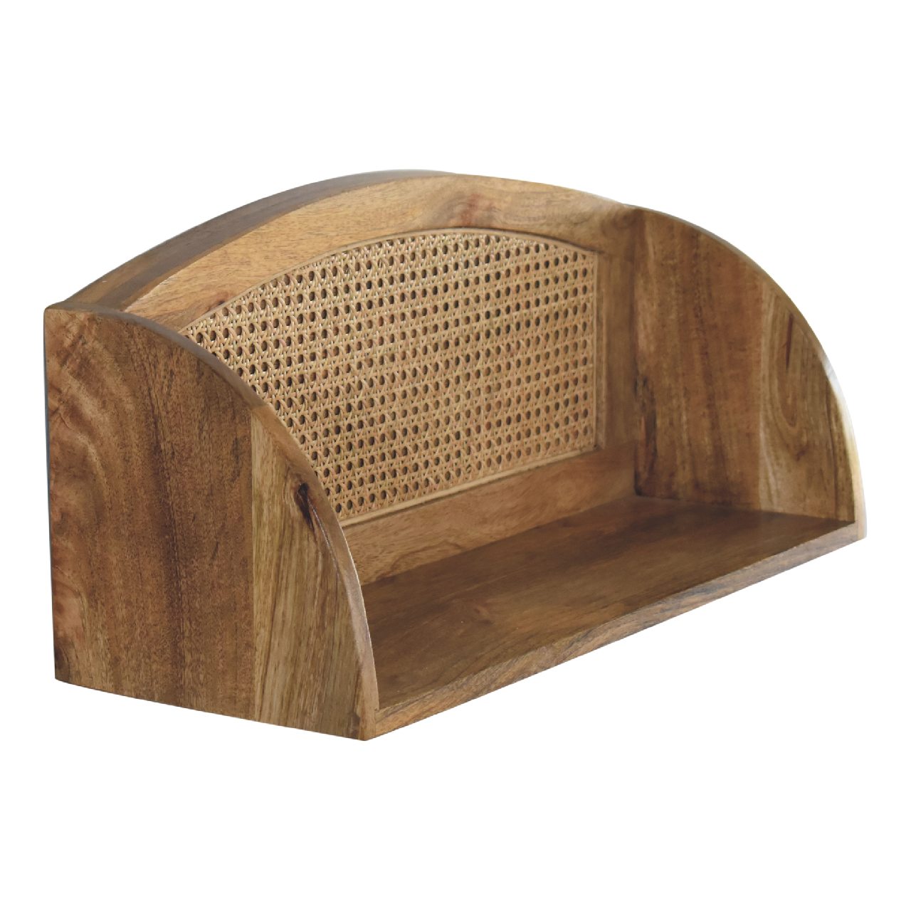 Solid Wood Larissa Open Wall Mounted Shelf