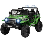 Kids Ride On Car, 12v Electric Truck W/ Suspension | Green