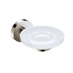 Soap Dish, Wall-mounted, Glass & Metal, Chrome, Start Collection