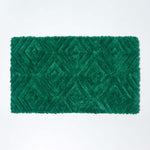 Ikat Pattern Bath Mat | 50 x 80cm | Green