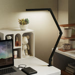 Desk Lamp With Adjustable Swing Arm, Dimmable Led Desk Light | Black
