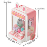Cartoon Rabbit Claw Machine Toy Kids Grabbing Clip Claw Machine