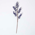 Artificial Small Blueberry Stem, 58 Cm