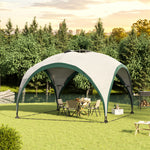 3*3m Pop-Up Canopy Tent, Portable Waterproof UV-Resistant Outdoor Gazebo Shelter with Carry Bag, Stakes & Ropes for Camping