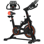 8kg Flywheel Exercise Bike W/ Adjustable Height, Resistance | Black