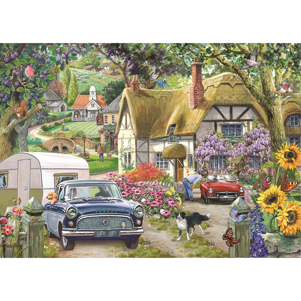 Off We Go - Big 250 Piece Jigsaw Puzzle For Adults & Kids, With Extra Large Pieces