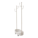 Small Clothes Rack With Wheels Portable Rolling Garment Organizer