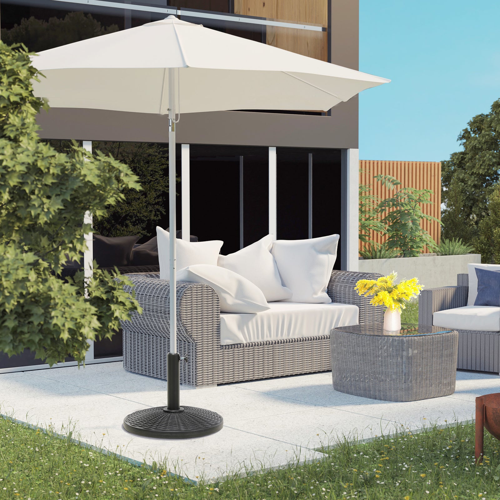 11.5kg Patio Weighted Umbrella Base Parasol Holder
