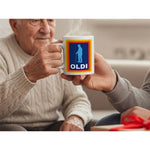 Dyzi Oldi Funny Old Man Quote Ceramic Coffee Mug White