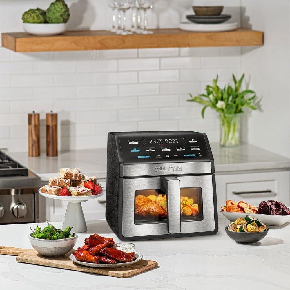 Dyzi Digital Air Fryer 7.6l Touch Control Large Capacity Black