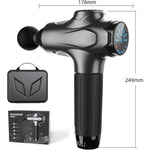 Dyzi Massage Gun Deep Tissue Lcd Touch 7 Speed Cordless Handheld 12 Heads