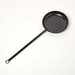 HOMESCAPES Carbon Steel Chestnut Roasting Pan