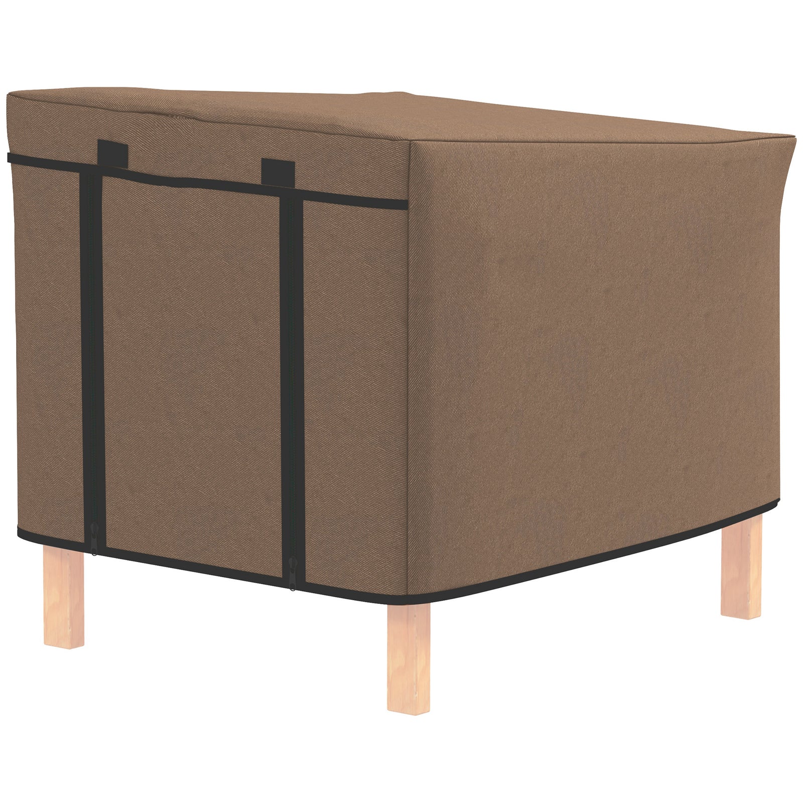 Rabbit Hutch Cover Fit The X-d2-0047 Guinea Pig Hutch, 43 X 52 X 37 Cm, Brown