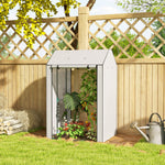 Portable Greenhouse W/ 4 Shelves & Vents 100x80x150cm