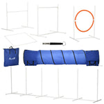 Six-piece Dog Agility Equipment Set W/ Carry Bag