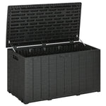 336 Litre Rolling Outdoor Garden Storage Box, Plastic