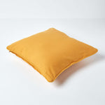 Cotton Plain Cushion Cover | 60cm x 60cm | Mustard