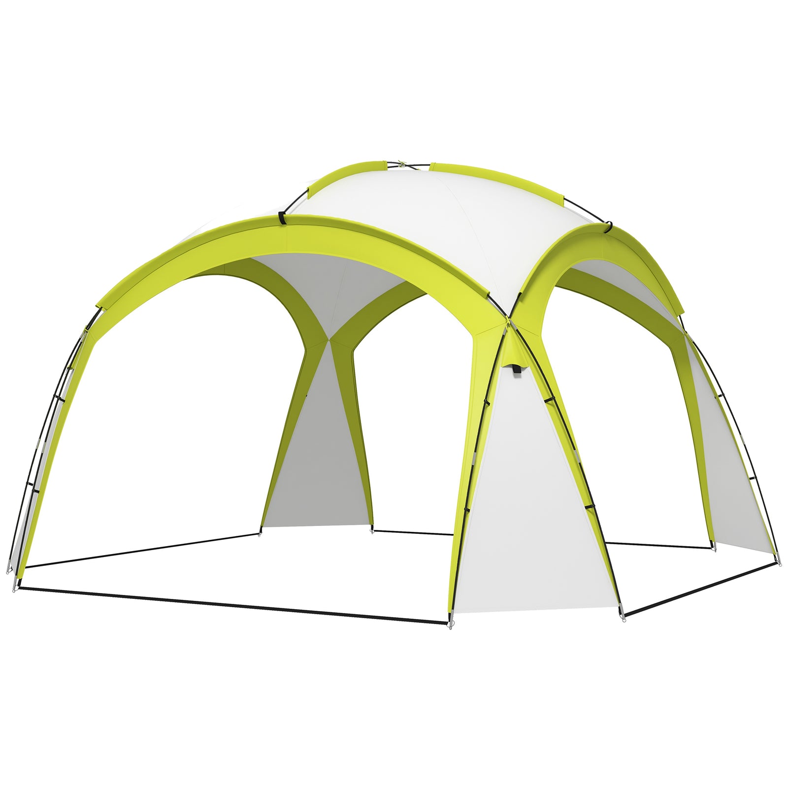 Outdoor Gazebo Event Dome Shelter Party Tent For Garden 3.5 x 3.5m | Green