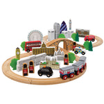 Wooden City Of London Train Set - Over 50 Pieces