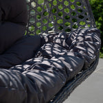 Alston Double Garden Hanging Egg Chair | Dark Grey