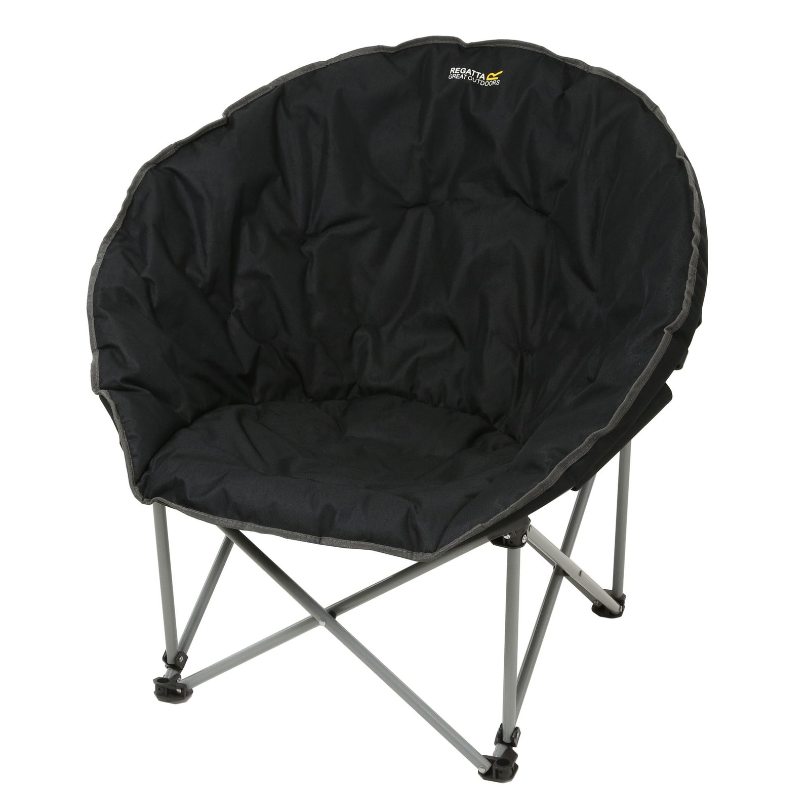 Great Outdoors Castillo Folding Camping Chair | One Size | Black