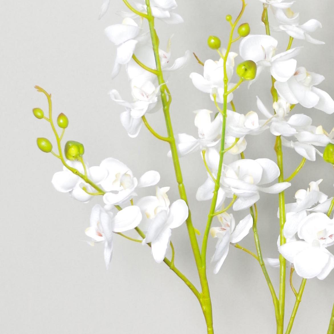 60cm  Design Uk Realistic Artificial Orchid Flower Display In Pot