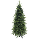 HOMCOM Geneva Fir Hinged Xmas Tree With Branch Tips